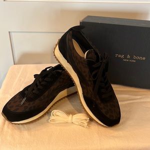 Rag &Bine Retro Runner Black Cheetah 37.5